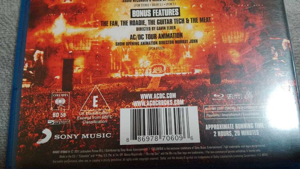 AC/DC - Live at the River Plate. новый европейский blu-ray