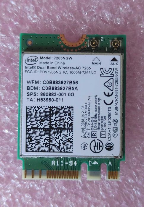 Антена WiFi Bluetooth HP Prodesk Elitedesk G1 G2 G3 G4 USFF DM mini