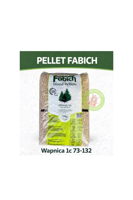 Pellet Fabich Premium DINplus 6 lub 8 mm 975kg paleta - dostawa gratis