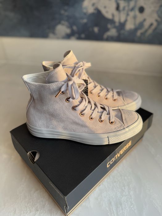 Nowe limitowane trampki Converse 38 szare zamsz nubuk