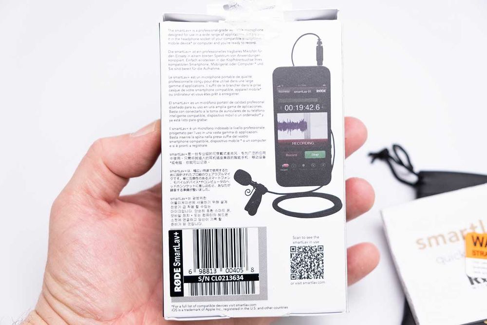 Rode SmartLav+ Lavalier Microphone64741155418755121