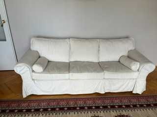Sofa w kolorze ecru - nierozkładana