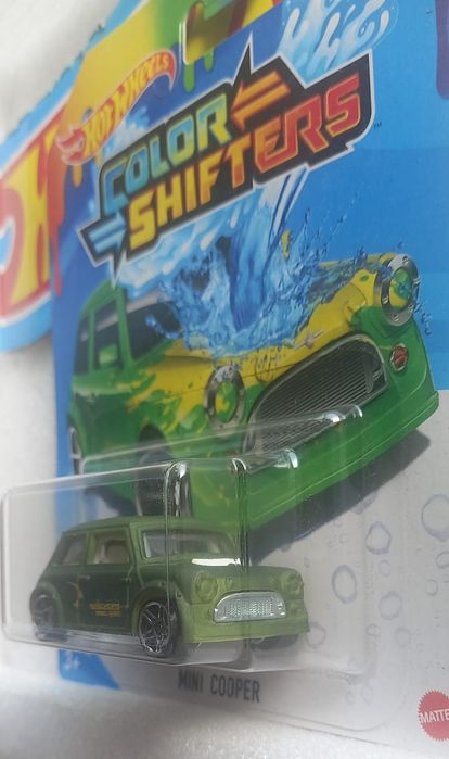 Mini cooper hot wheels color shifters