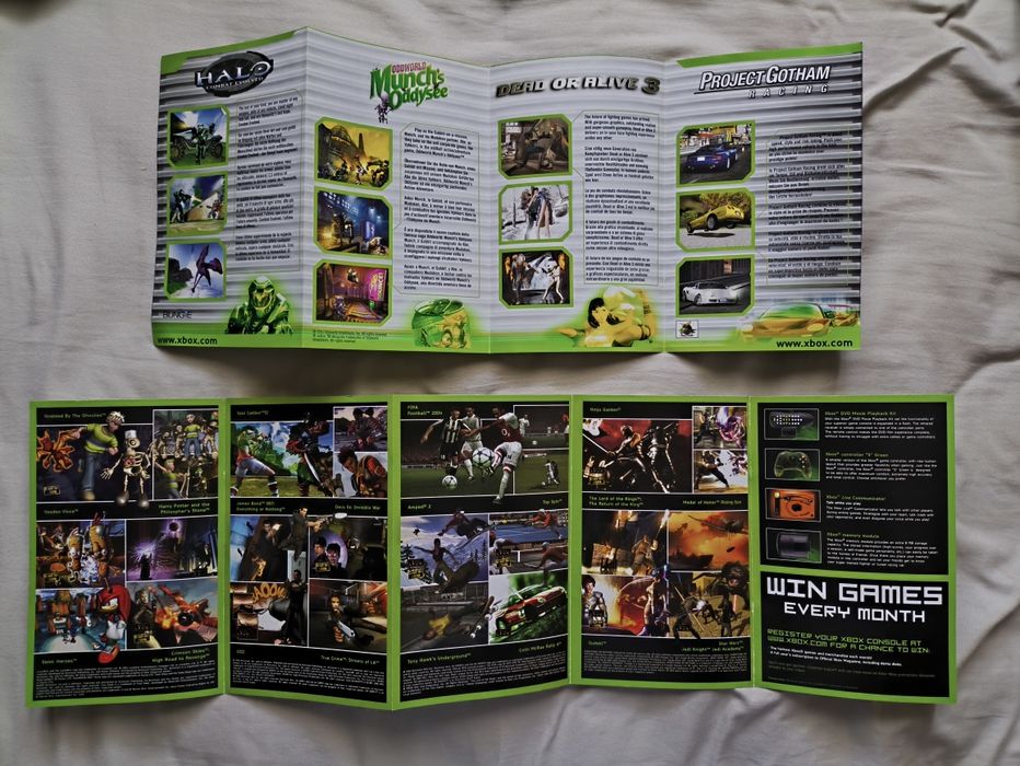 Panfletos de Jogos Xbox