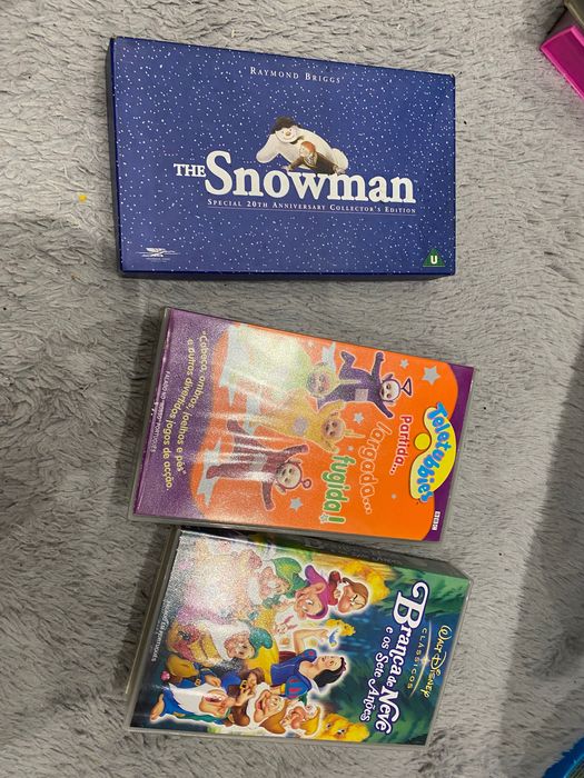 Cassetes VHS como novas