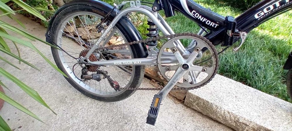 Bicicleta dobrável com AMORTECEDOR