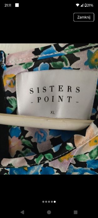 Sukienka Sister's Point edvia flower blue/rose 44