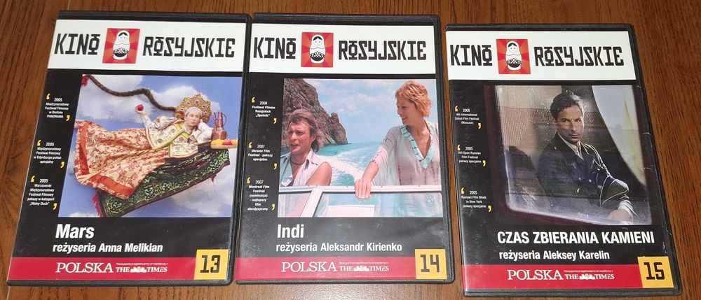 Kino rosyjskie - zestaw 15 płyt DVD - kolekcja