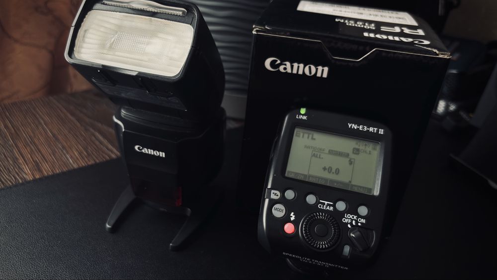 Спалах Canon Speedlite 430EX III-RT + синхронізатор Yongnuo YN-E3-RT II