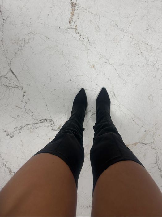 Kozaki za kolano Prima Moda czarne 38