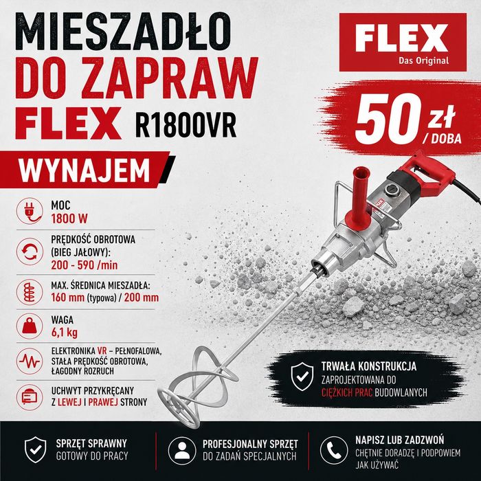 Wynajem zagęszczarka gruntu 80-400kg z przyczepką, młoty 3-42j i inne