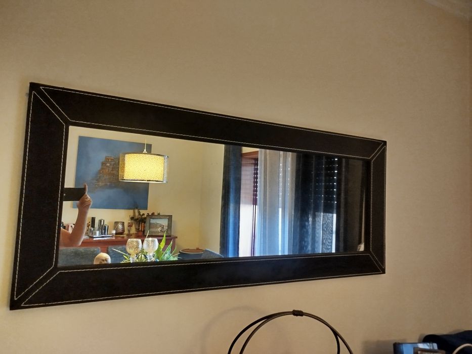 Espelho de sala preto