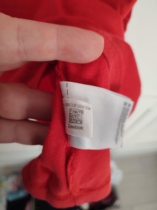 2xl XXL Reebok t-shirt koszulka czerwona
