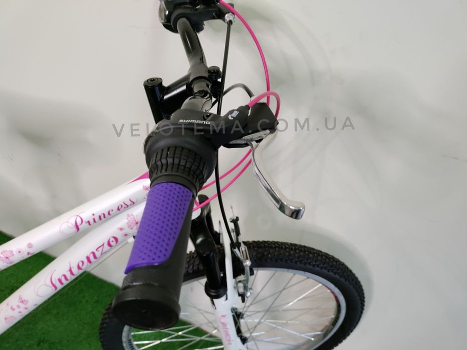Велосипед подростковый для девочки 24 Intenzo Princess Lady белый