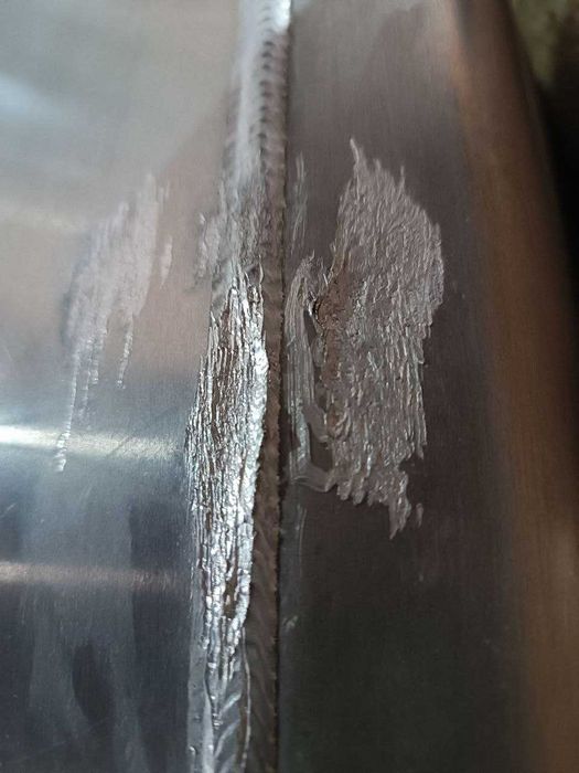 Паливний бак MAN 780 л (алюміній) – пошкоджений та відновлений Б/У