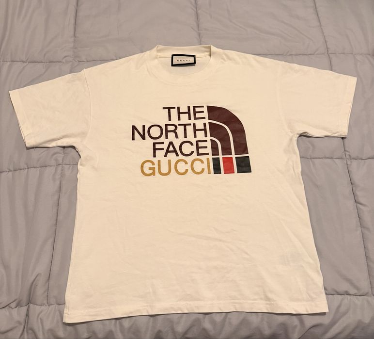 T-shirt gucci x The north face