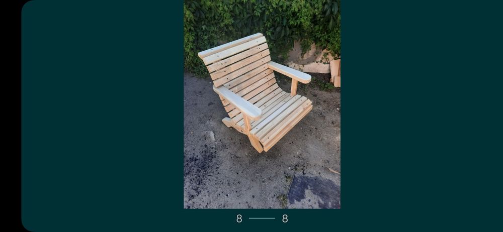 Meble ogrodowe ławki