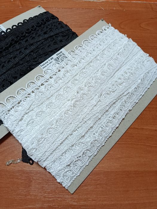 Taśma ozdobna 10m. do ozdabiania firan, zasłon, poduszek