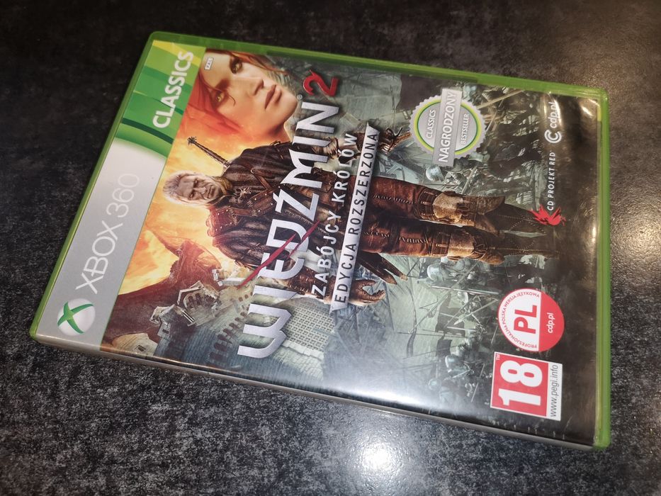 Wiedźmin 2 Zabójcy Królów EDYCJA ROZSZERZONA Xbox 360 gra PL (sklep)