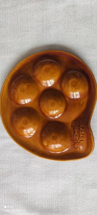 Patera na jajka, St Clement 1654 France oryginalna