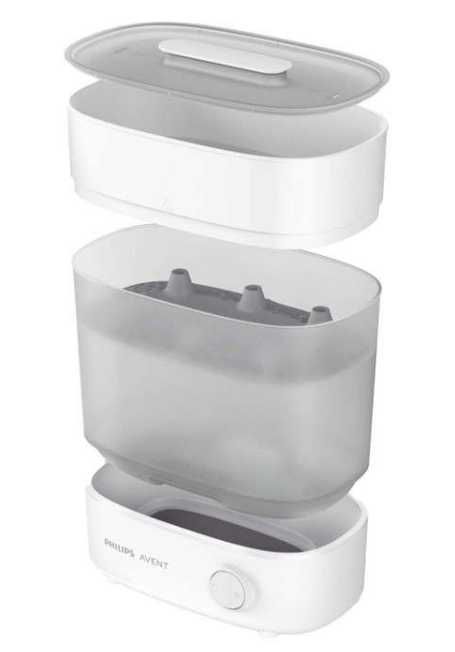 Sterylizator Parowy Philips Avent Elektryczny Domowy 10min do Butelek