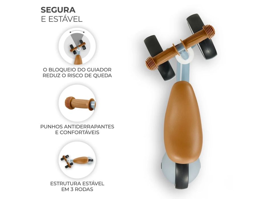 Bicicleta de Equilíbrio KINDERKRAFT Cutie Light Blue