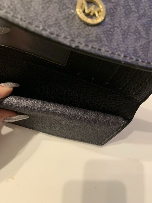 Portfel duży monogram