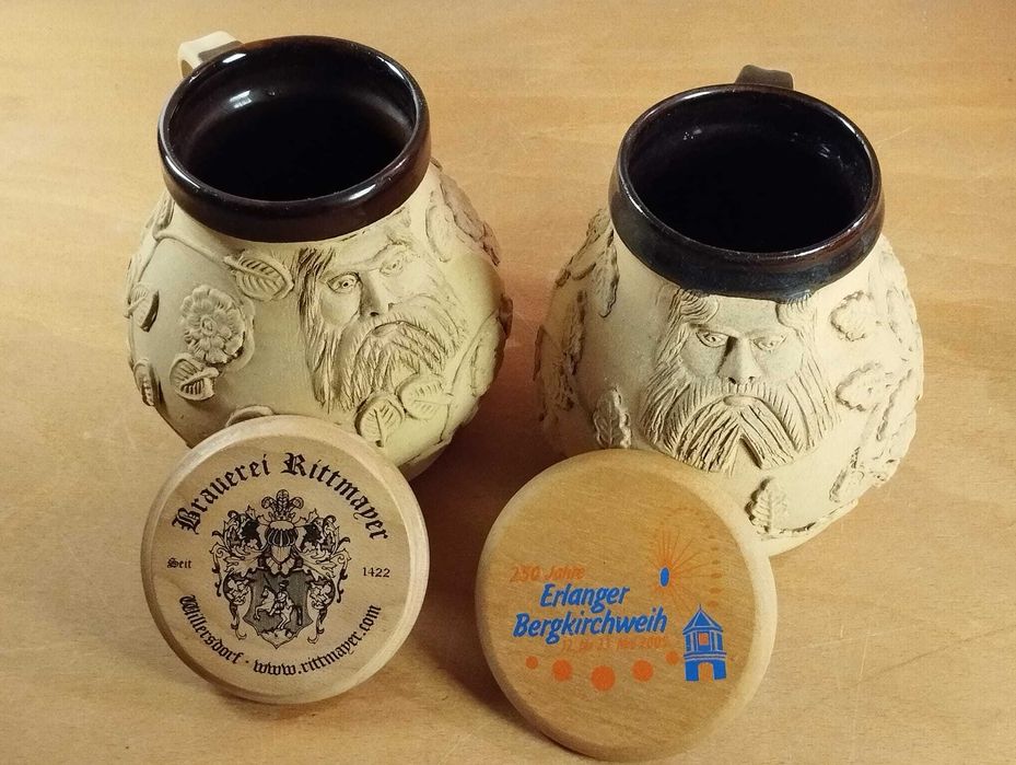 Conjunto de 2 Canecas de Cerveja Alemãs