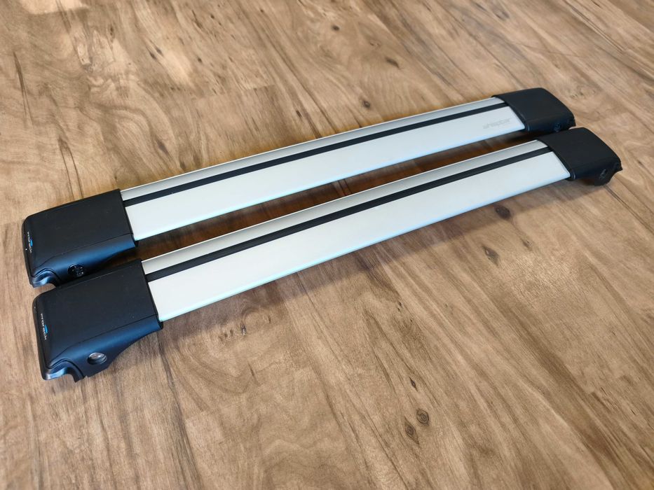 Bagażnik na reling do relingu Yakima (Whispbar) S42 do aut z relingami