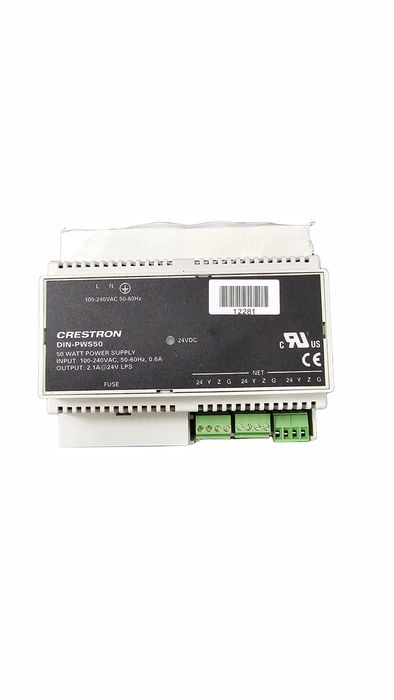 Zasilacz Crestron DIN-PWS50, 50W Cresnet, Montaż na szynę DIN