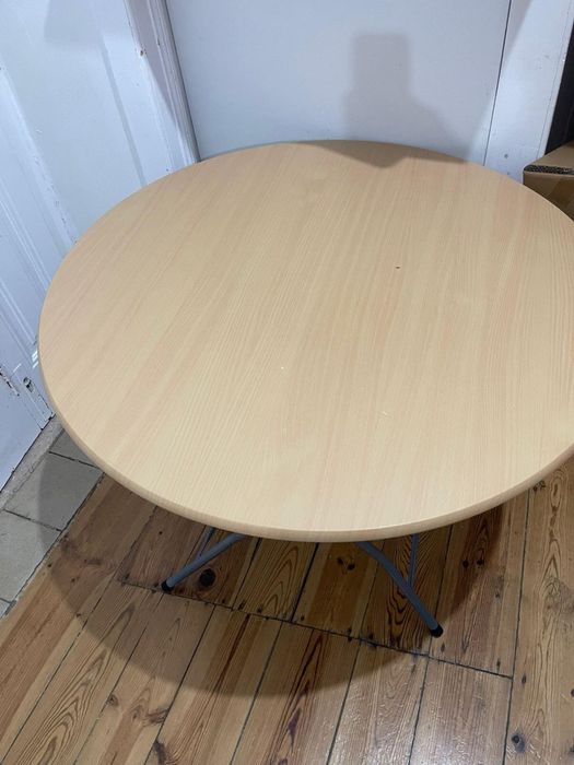 Mesa redonda de marfin