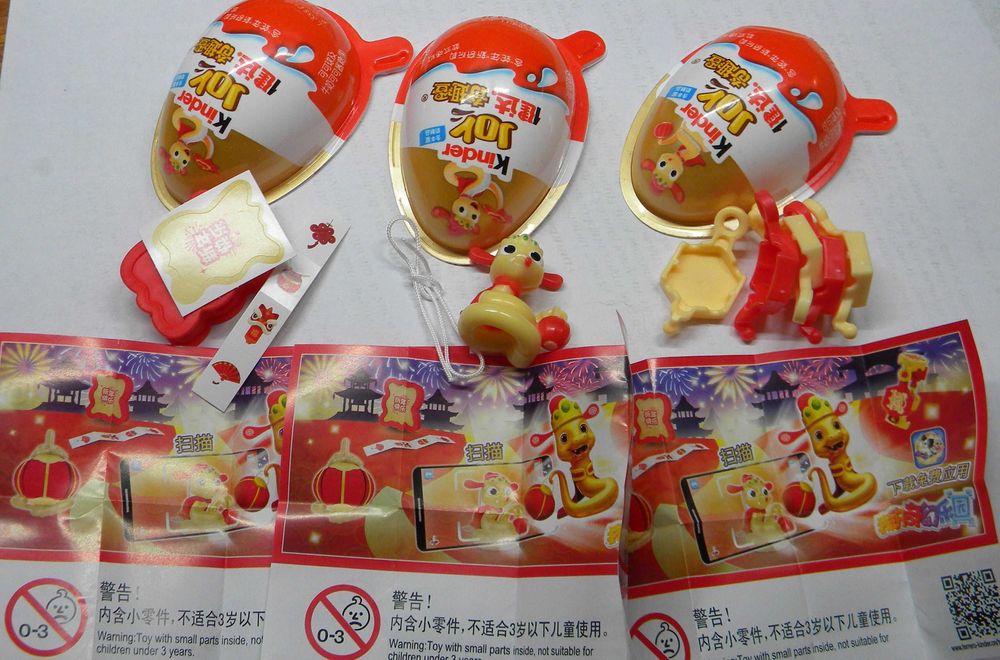 kinder niespodzianki - kalendarz chiński - rok węża