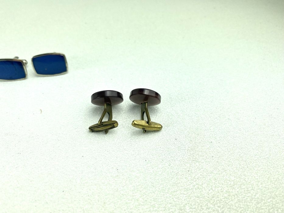 Spinki do mankietów kolorowe prl