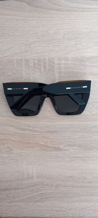 NOWE CELINE DESIREE Polaryzacja  polaryzacyjne oryginalne duże okulary przeciwsłoneczne brąz panterka szylkret kwadratowe damskie