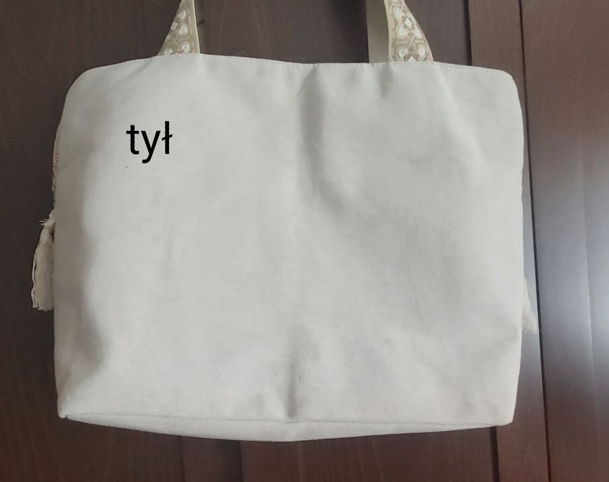 Duża pleciona torba