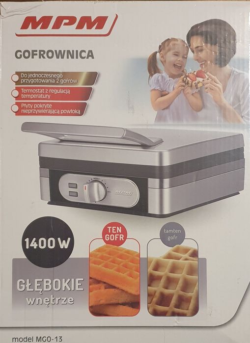 Gofrownica Waffle Maker MPM MGO-13, 1400W