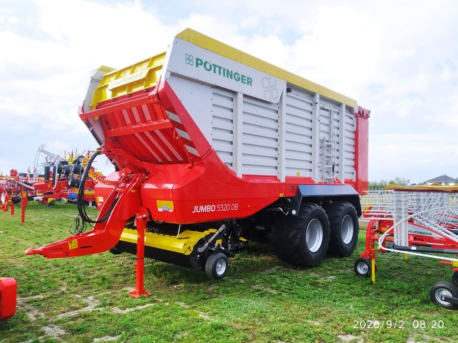Pottinger Przyczepa Samozbierająca Jumbo Db  Przyczepa