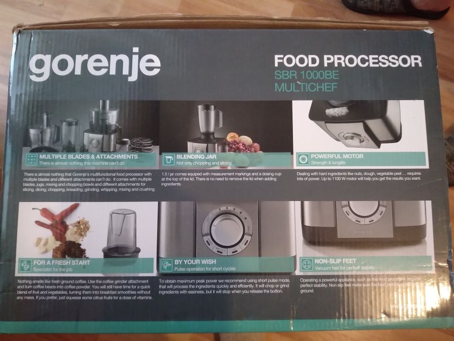 Кухонний комбайн Gorenje SBR1000BE
