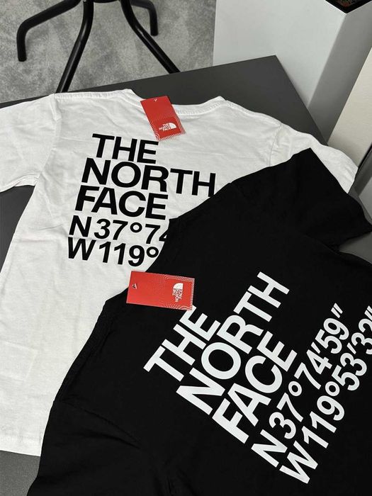 The North Face Новая Футболка - BIG Logo TNF - Coordinates - XS-XXL