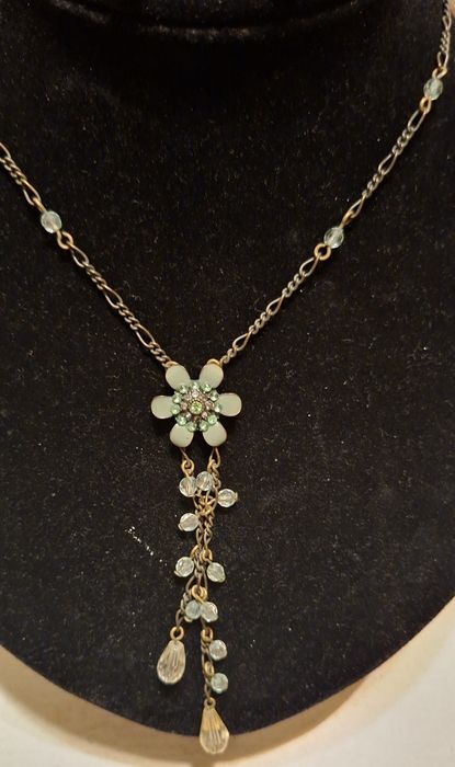 Винтажный Комплект! Колье! и Серьги!  Эмаль 80-90  Германия!