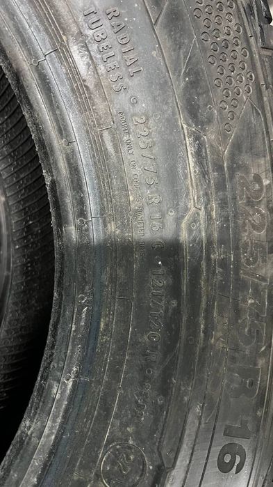 Нові 225 75 16C 121/120R Continental ContiVanContact 100
