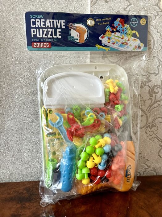 Мозаїка на шурупах. Конструктор Мозаїка шуруповерт