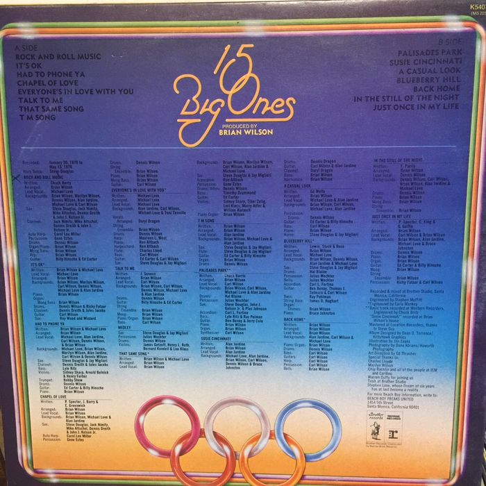 Vinil The Beach Boys - 15 Big Ones - 1976