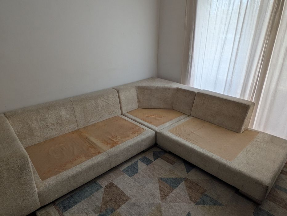 Sofa grande com chaise long