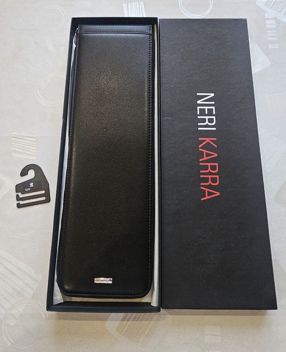 Стильний чохол Neri Karra для краваток та ювел.виробів, натуральна шкі