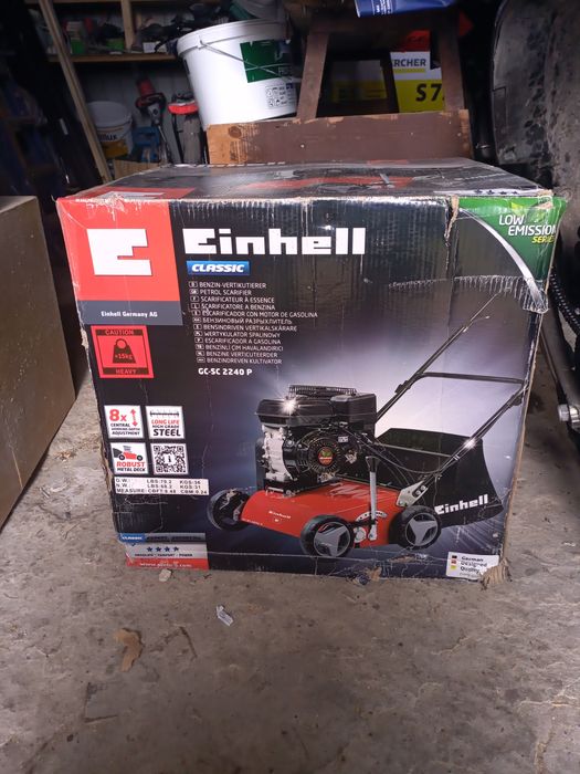 Einhell GC-SC 2240 P wertykulator spalinowy NOWY aerator trawnika