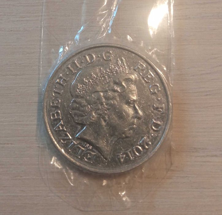Moeda Ten Pence 2014