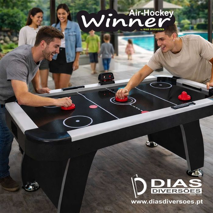 Jogo Air Hockey (Mesa Ar) "Winner" - Novas