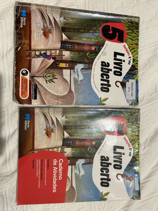 Manuais e cadernos exercicios 5 ano