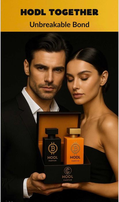 Perfume Bitcoin HODL – edição exclusiva para ele e ela